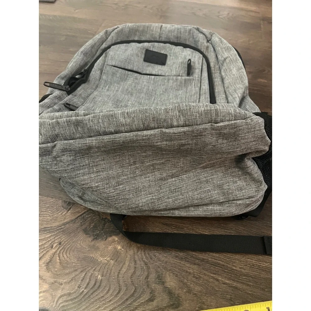 Matein Laptop Backpack Heather Gray Travel Business School Commuter Bag
